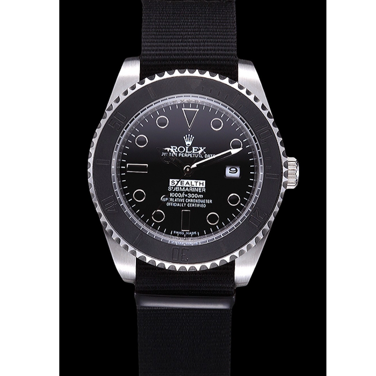 Aaa replica watch Submariner Black Rolex Stealth 621988 0611